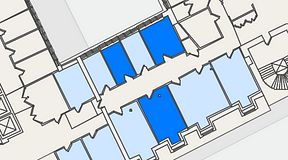 
							Planritning för 7A Posthuset, Vasagatan 28, 3 privata rum, 46 m²