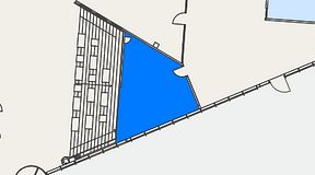 Planritning för Embassaden, 1 privata rum, 42 m²