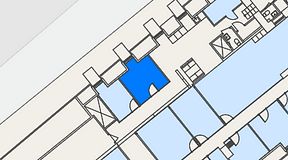 
							Planritning för Spaces Gamla Stan, 1 privata rum, 13 m²