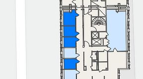 
							Planritning för Flexiwork Kollektivet, 4 privata rum, 28 m²