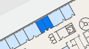 
							Planritning för Convendum Drottninggatan, 2 privata rum, 20 m²