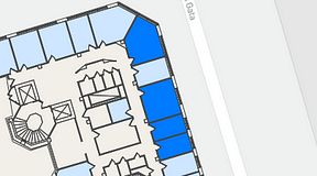 
							Planritning för Regus Odinsgatan 13, 4 privata rum, 57 m²
