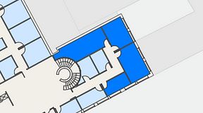 
							Planritning för Regus Kalmar, 4 privata rum, 61 m²