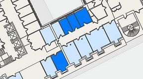 
							Planritning för 7A Posthuset, Vasagatan 28, 4 privata rum, 52 m²