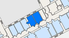 Planritning för 7A Posthuset, Vasagatan 28, 2 privata rum, 28 m²