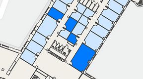 
							Planritning för Convendum Sundbyberg, 4 privata rum, 77 m²