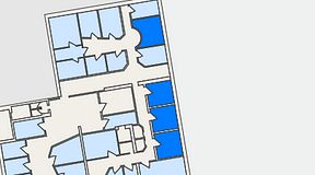 
							Planritning för Växthuset Vasatorpsvägen, 4 privata rum, 57 m²