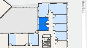 
							Planritning för Convendum Stampgatan 14, 2 privata rum, 16 m²