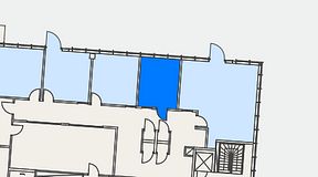 
							Planritning för Embassaden, 1 privata rum, 15 m²