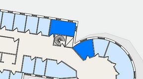 Planritning för Regus Alvik, 2 privata rum, 32 m²