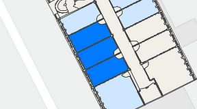 
							Planritning för Convendum Vegagatan 14, 3 privata rum, 57 m²