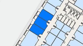 
							Planritning för Convendum Sundbyberg, 3 privata rum, 45 m²