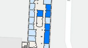 
							Planritning för Regus Triangeln Station, 5 privata rum, 66 m²