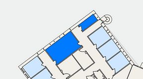 
							Planritning för Regus Saltsjö-Boo, 2 privata rum, 27 m²