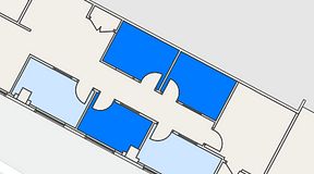 Planritning för See you at work Sundsvall, 3 privata rum, 20 m²
