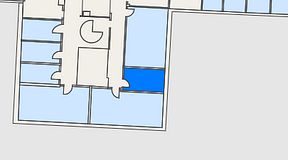 
							Planritning för Kontoret Solna, 1 privata rum, 10 m²