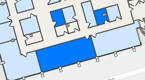 
							Planritning för United Spaces Östra Hamngatan, 3 privata rum, 77 m²