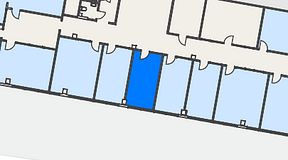 Planritning för Regus Hisings Backa, 1 privata rum, 15 m²