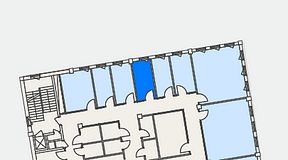 Planritning för CoW Hammarby Sjöstad, 1 privata rum, 9 m²