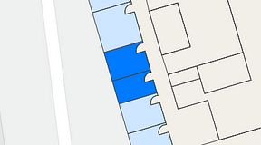
							Planritning för Walborg Ventures, 2 privata rum, 22 m²
