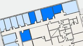 
							Planritning för Regus Lidingö, 4 privata rum, 55 m²