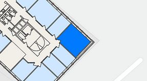 
							Planritning för FASTOFFICE Lidingö Torsvik, 1 privata rum, 24 m²