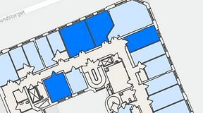 Planritning för Genetor Elverket, 4 privata rum, 75 m²