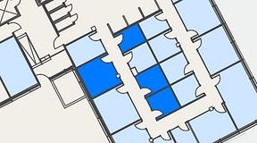 
							Planritning för Spaces Hyllie Vista, 4 privata rum, 41 m²