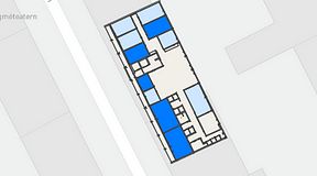 
							Planritning för Convendum Vegagatan 14, 5 privata rum, 106 m²