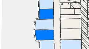 Planritning för FASTOFFICE Johanneslundsvägen 2, 2 privata rum, 24 m²