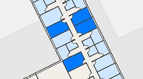 
							Planritning för Regus Rotsunda, 4 privata rum, 62 m²