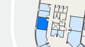 
							Planritning för Spaces Göteborg Gamlestan, 1 privata rum, 18 m²