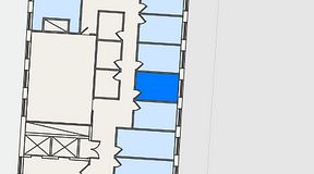 Planritning för FirstOffice Åby Arena, 1 privata rum, 14 m²