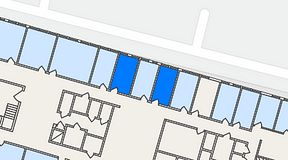 
							Planritning för FirstOffice Kungsängsvägen 27, 2 privata rum, 19 m²