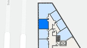 
							Planritning för A house Sickla, 1 privata rum, 28 m²