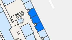 
							Planritning för The Works Västra Järnvägsgatan, 3 privata rum, 57 m²