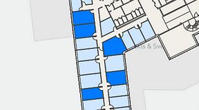 
							Planritning för Regus Rotsunda, 5 privata rum, 85 m²