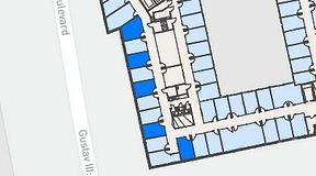 
							Planritning för Regus Gustav III:s Boulevard 34, 5 privata rum, 55 m²