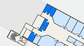 
							Planritning för Växthuset Stensjögatan, 5 privata rum, 39 m²