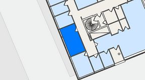 
							Planritning för Entreprenörsgatan Lindholmspiren, 1 privata rum, 26 m²