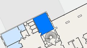 
							Planritning för iOffice Vasagatan 12, 1 privata rum, 36 m²