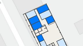 
							Planritning för Convendum Vegagatan 14, 5 privata rum, 76 m²