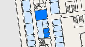 
							Planritning för Spaces Nordenskiöldsgatan, 3 privata rum, 31 m²