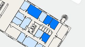 
							Planritning för Convendum Sundbyberg, 4 privata rum, 85 m²