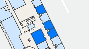 
							Planritning för The Works Västra Järnvägsgatan, 4 privata rum, 86 m²