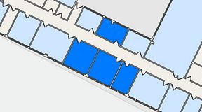
							Planritning för Quick Office Älvsjö, 4 privata rum, 57 m²