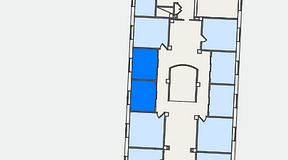 
							Planritning för Regus Triangeln Station, 2 privata rum, 22 m²