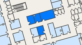 
							Planritning för United Spaces Östra Hamngatan, 4 privata rum, 42 m²