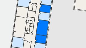 
							Planritning för Hagalunds Kontorshotell, Industrivägen 19, 3 privata rum, 58 m²