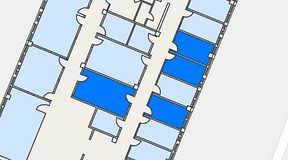 
							Planritning för Växthuset Jägershillgatan, 4 privata rum, 48 m²